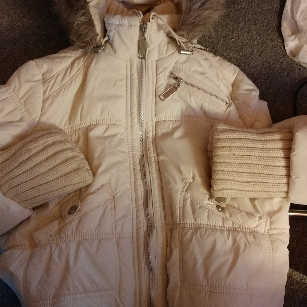 Cute Double Zipper Winter Coat
